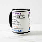 Cadeaus voor pulmonologe Mok (Voorkant links)