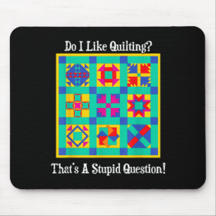 Cadeaus voor Quilters Quotes Oude Blokken Patronen Muismat