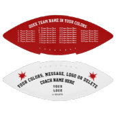 Cadeaus voor rood, wit en zwart Football (Panelen)