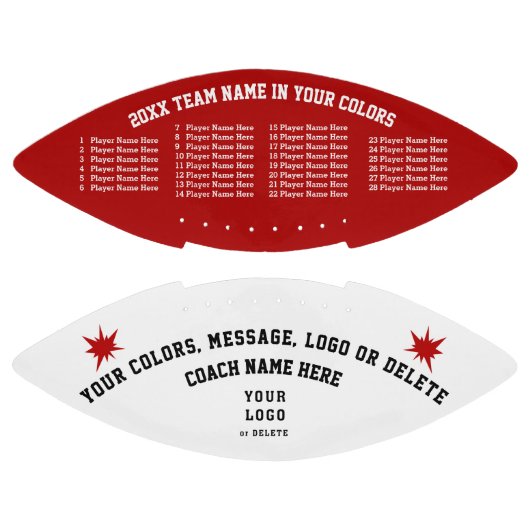 Cadeaus voor rood, wit en zwart Football (Panelen)