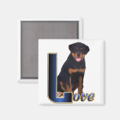 Cadeaus voor Rottweilerliefhebbers Magneet (Voorkant / Achterkant)