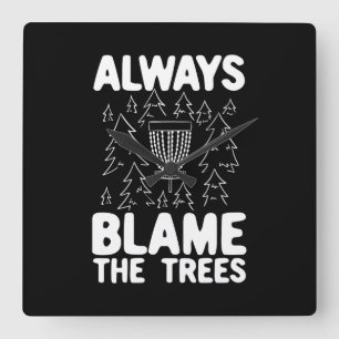 Cadeaus voor schijfGolf-schijf Vierkante Klok