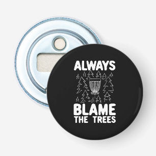 Cadeaus voor schijfGolf-schijfmandje Button Flesopener