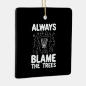 Cadeaus voor schijfGolf-schijfmandje Keramisch Ornament (Rechts)