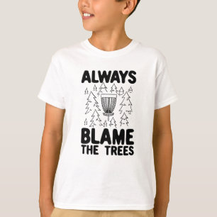 Cadeaus voor schijfGolf-schijfmandje T-shirt