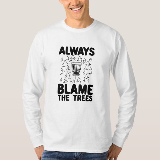 Cadeaus voor schijfGolf-schijfmandje T-shirt (Voorkant)