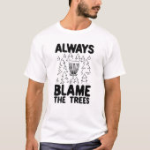 Cadeaus voor schijfGolf-schijfmandje T-shirt (Voorkant)