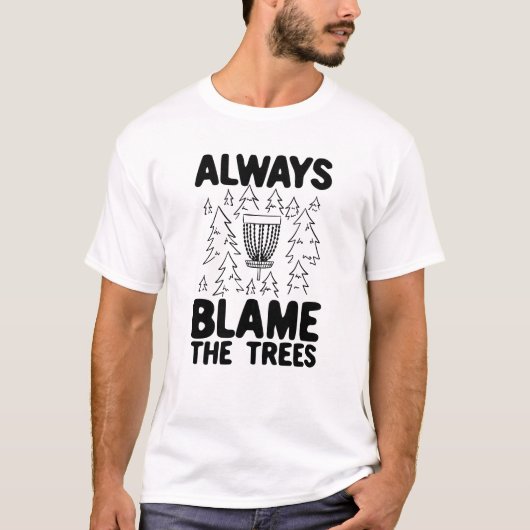 Cadeaus voor schijfGolf-schijfmandje T-shirt (Voorkant)