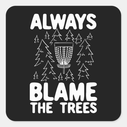 Cadeaus voor schijfGolf-schijfmandje Vierkante Sticker (Voorkant)