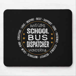 Cadeaus voor schoolbusverzendingsfunctionaris waar muismat