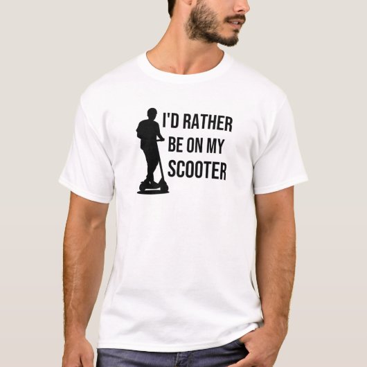 Cadeaus voor scooterriders | Stunt Scooter Rider T-shirt (Voorkant)