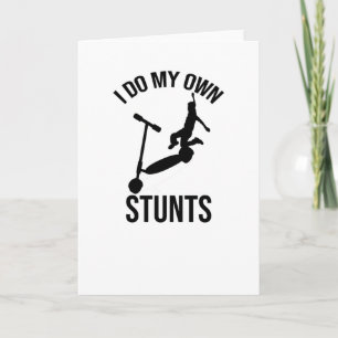 Cadeaus voor scooterrijders   stuntscooterrijder kaart