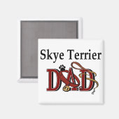 Cadeaus voor Skye Terrier vaders Magneet (Voorkant / Achterkant)