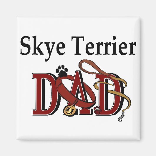 Cadeaus voor Skye Terrier vaders Magneet (Voorkant)