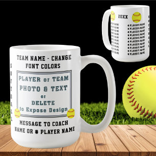 Cadeaus voor Softbal Coaches of Softbal Team Cadea Koffiemok