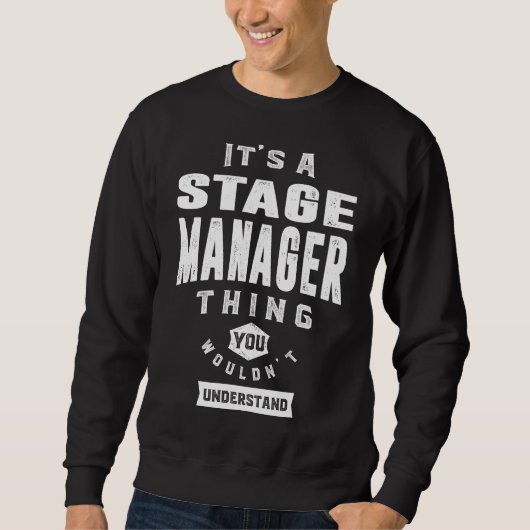 Cadeaus voor Stage Manager Trui (Voorkant)