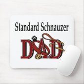 Cadeaus voor Standard Schnauzer vader Muismat (Met muis)