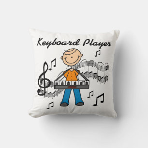 Cadeaus voor Stokfiguur Man met Toetsenbord Kussen