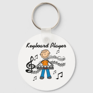 Cadeaus voor Stokfiguur Man met Toetsenbord Sleutelhanger