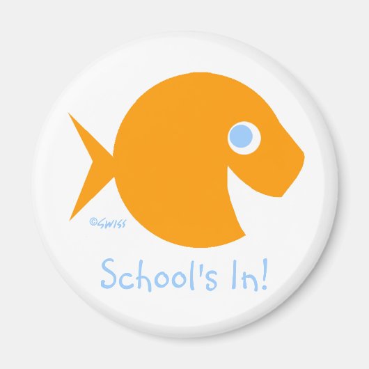 Cadeaus voor studenten van Teacher Round Magnet (Voorkant)