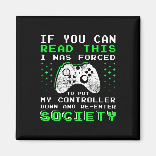 Cadeaus voor tieners - als je deze video kunt leze magneet (Voorkant)