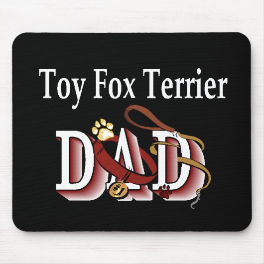 Cadeau's voor Toy Fox Terrier vaders Muismat (Voorkant)