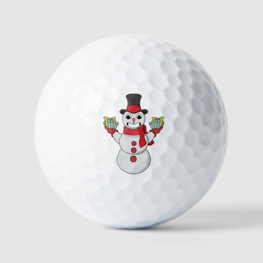 Cadeaus voor u van Snowman Golfballen (Voorkant)