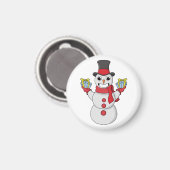 Cadeaus voor u van Snowman Magneet (Voorkant / Achterkant)