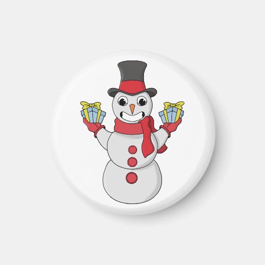 Cadeaus voor u van Snowman Magneet (Voorkant)