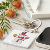 Cadeaus voor u van Snowman Sleutelhanger (Voorkant Rechts)
