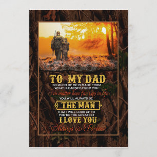 Cadeaus voor vader   Brief aan mijn vader de man d Kaart
