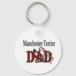 Cadeaus voor vader van een Manchester Terrier Sleutelhanger