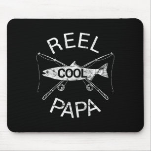 Cadeaus voor Vaderdag Grappige Visspoel Cool Papa  Muismat