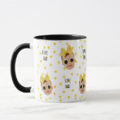 Cadeaus voor Vaderdag voor Vader Gele Hart Mok (Links)