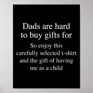 Cadeaus voor vaders die moeilijk te kopen zijn voo poster