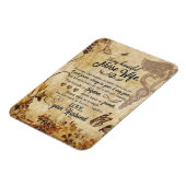 Cadeaus voor verpleegster echtgenote | Brief aan m Magneet (Linkerzijde)