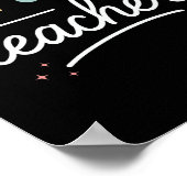 Cadeaus voor vierdegraads hart leraren 4e klas ter poster (Hoek)