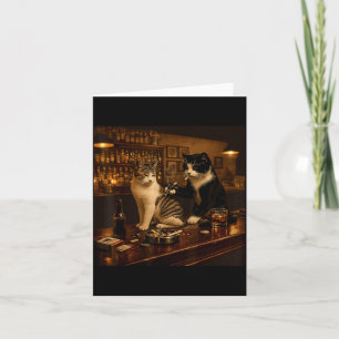 Cadeaus voor Vintage Kat Tattoo Getatoeëerde Kitte Kaart
