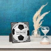 Cadeaus voor Voetbal coaches, gepersonaliseerd Pla Fotoplaat (Insitu)