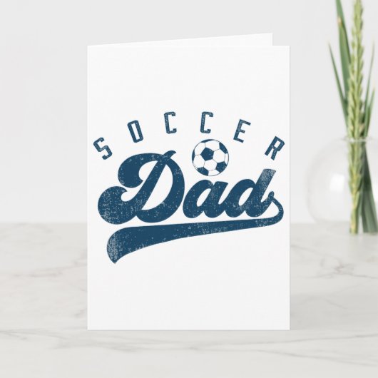 Cadeaus voor Voetbal Vader Vaderdag Kaart (Voorkant)
