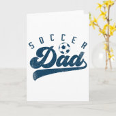 Cadeaus voor Voetbal Vader Vaderdag Kaart (Gele Bloem)