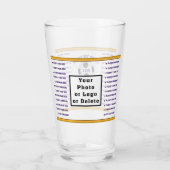 Cadeaus voor Voetbalcoaches, Persoonlijk Glas (Achterkant)