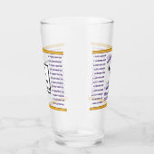 Cadeaus voor Voetbalcoaches, Persoonlijk Glas (Rechts)