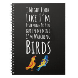 Cadeaus voor vogelliefhebbers Vogelaars Quotes Notitieboek