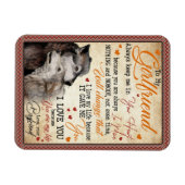 Cadeaus voor vriendin | Brief aan mijn vriendin Magneet (Horizontaal)