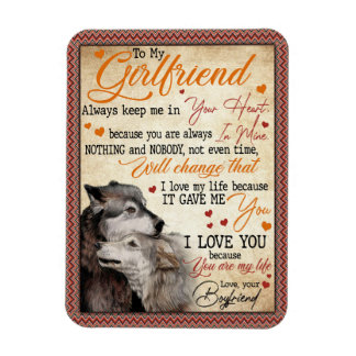 Cadeaus voor vriendin | Brief aan mijn vriendin Magneet