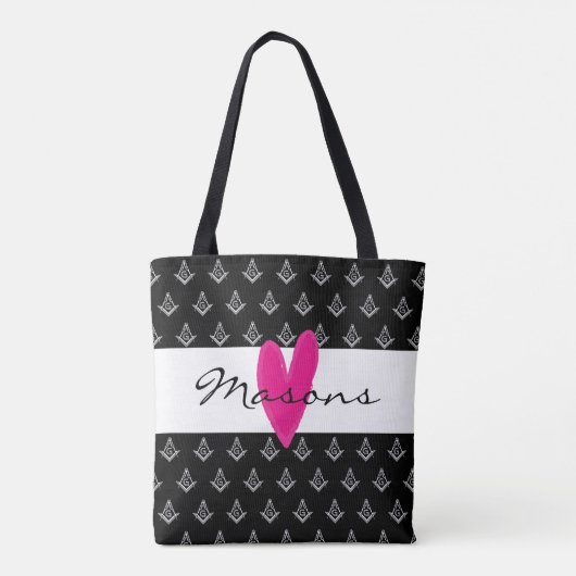 Cadeaus voor vrijmetselaars Dames Tote Bag (Achterkant)