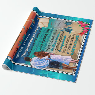 Cadeaus voor Vrouw   Brief Aan Mijn Vrouw Liefde V Cadeaupapier