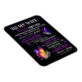 Cadeaus voor vrouw | Brief aan mijn vrouw van echt Magneet (Rechterzijde)