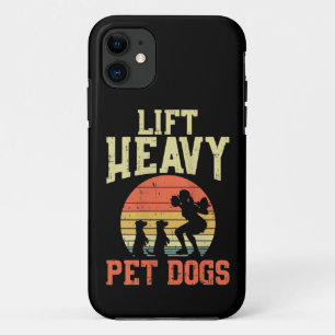 Cadeaus voor vrouwen die gewichten heffen Til zwar Case-Mate iPhone Case